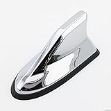 Waterproof Shark Antenna Car Radio Aerials/Fit for Renault Clio 2 3 4 1 Accessories Ii Iii Mk2 2004 2011 2012 2014 2017 2018 2019 (Chrome)