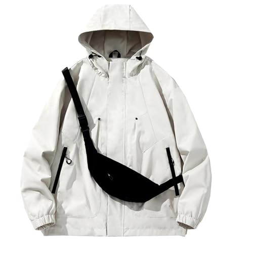 Veste d'extérieur de printemps pour hommes veste de travail coupe-vent légère