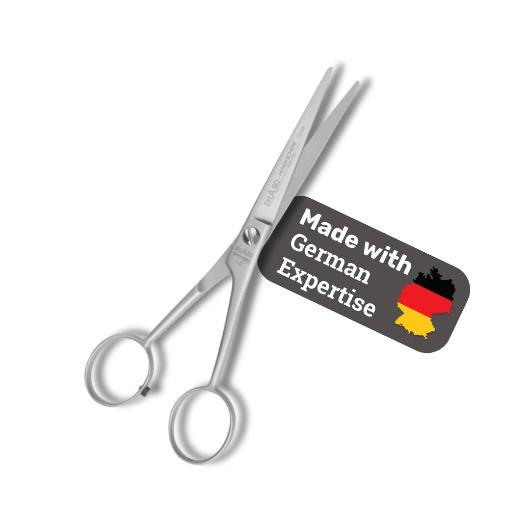 EHASO Premium Pfotenschere 14 cm gerade für Hunde | Schere, Klein und Präzise | Pfotenschere in Spitzenqua