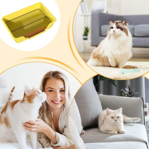 Bac à litière pour chat et chiot portable pour intérieur et extérieur - 6
