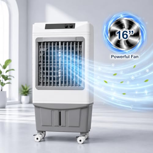 Image of FAIRCOOL | 60 Liters Desert Air Cooler with Ice Chamber | 3600 CMH Air Delivery | 16-Inch Fan | Honeycomb Cooling | Auto Swing | 50 Ft Air Throw | Cools Up to 500 Sq. Ft. | 1-Year Warranty