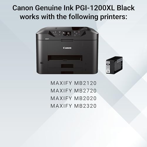 Canon PGI-1200 Genuine Pigment Black Ink Tank, Compatible with MB2120, MB2720, MB2020, and MB2320 Printers - image 7