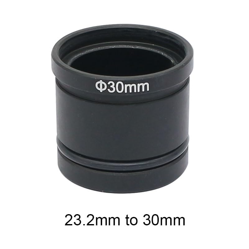 Microscope Stereo Microscope Adapter Ring 23.2mm to 30mm 30.5mm 1.25 Inch Eyepiece Adapter USB Camera Accessories(23.2mm to 30mm)