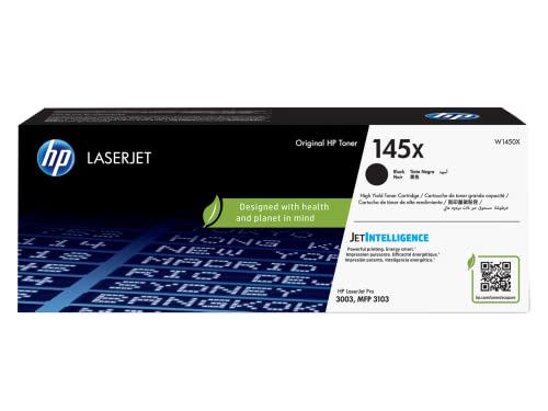 HP 145X W1450X cartouche noire haute capacité toner laser noir pour LaserJet