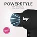 L'ANGE HAIR PowerStyle Turbo Ionic Hair Dryer | 1875 Watt Professional Blow Dryer with Diffuser & Concentrator | Multiple Heat & Speed Settings for Fast Drying | Salon-Grade Styling Tools, Black