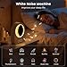Epochleno Sunrise Alarm Clock, White Noise Machine & Meteor Moonlight - 10 Soothing Sounds, Dual Alarms, 30/60/90min Timer, Easy Snooze - Bedroom Gift for Insomnia Adults/Women - Wood Grain