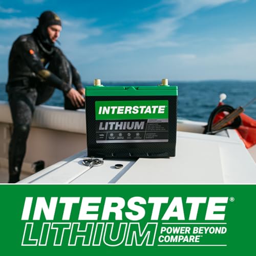 Image of Interstate Batteries 24V 60Ah LiFePO4 Trolling Motor Battery, Group 31M
