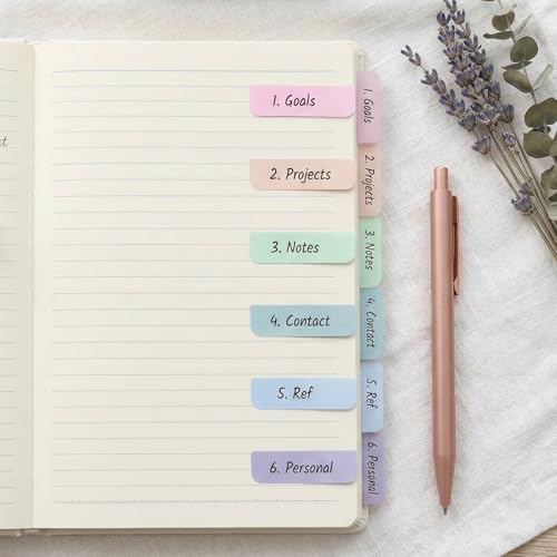 240 Stück Kleberegisterkarten, Farbe Seitenmarker Selbstklebend Page Markers Tabs Haftstreifen Index Tab Page Marker Klebezettel Selbstklebend Tabs Haftnotizen Für Büro Bücher Tagebuch Dokumente