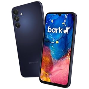 Bark Phone - Safest Phone for Kids & Teens - Monitor Texts, Social Media, and More - Tamper Proof Parental Controls - GPS Tracking - Unlimited Talk/Text Phone A15
