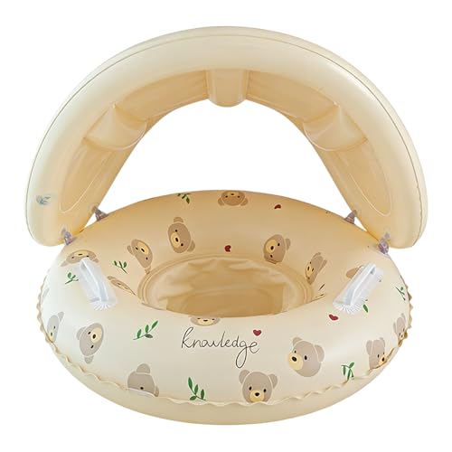 Flotteurs de Natation pour Piscine pour - Accessoires de Jeux d'eau | Flotteur Enfant Gonflable avec auvent | pour Bain, Plage, Vacances d'été