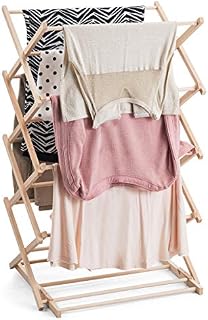 Bartnelli Hanging Laundry Clothes Drying Rack - Preassembled and Collapsible Drying Stand- 100%