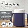 JFA Supplies Tasse à boire pour adulte avec 2 poignées 165 ml Bleu #4