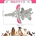 Partideal Hundespielzeug aus Plüsch für kleine Hunde, quietschendes Hundespielzeug, weiches Welpenspielzeug für Welpen, kleine, mittlere Hunde, 30cm,Grau