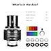 Soonpho Optical Snoot Bowens Mount Projector Attachment Kit with 8 Gobos Color and 10 Graphic Inserts, for Studio Strobe Light Flash Light Snoot Light Shaping and Creative Shooting