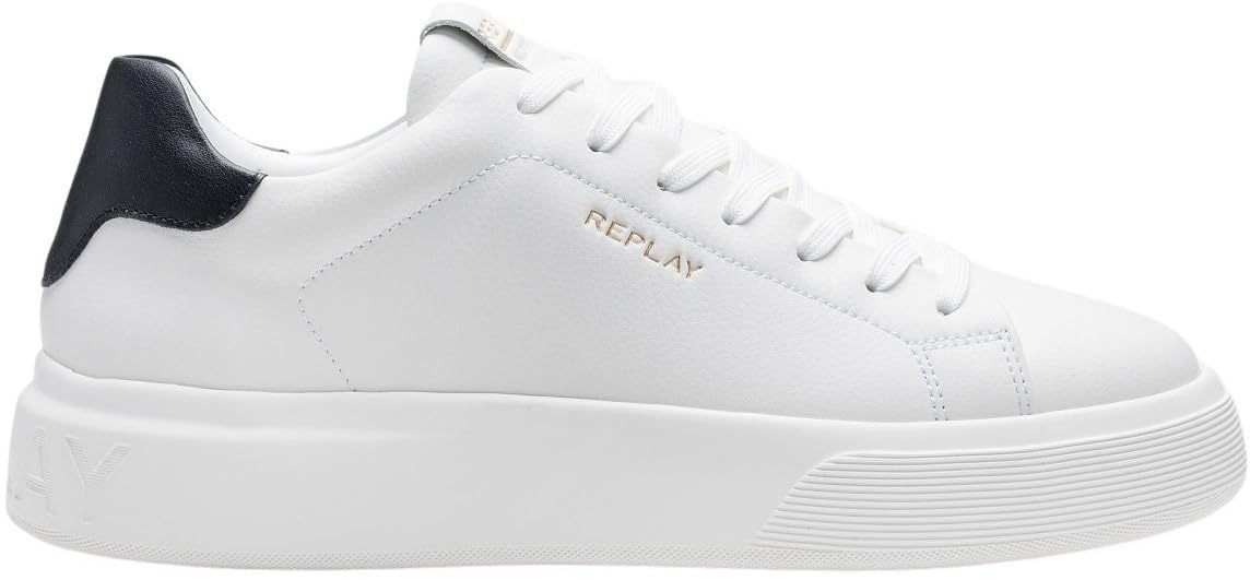 Replay Men's Gmz7o Sneaker, 061 White, 10.5 UK