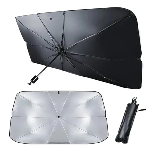 Pare-soleil voiture pliable en argent haute ombrage protection UV avec caoutchouc souple