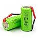 (12-Pack) 2/3AA 1.2V 600mAh Ni-MH Battery with Tabs Replacement for Radio Controlled Devices, Electric Tools, Toys, Mopeds, Meters, Two Radios, Hybrid Automobiles, Electric Razors