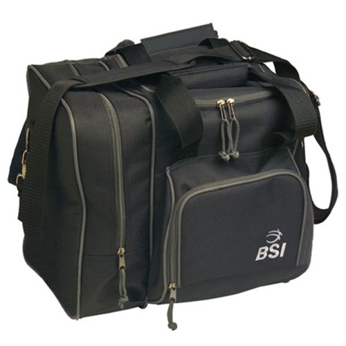 Bowlers Superior Inventory BSI Deluxe Single Ball Bowling Bag- Black ()