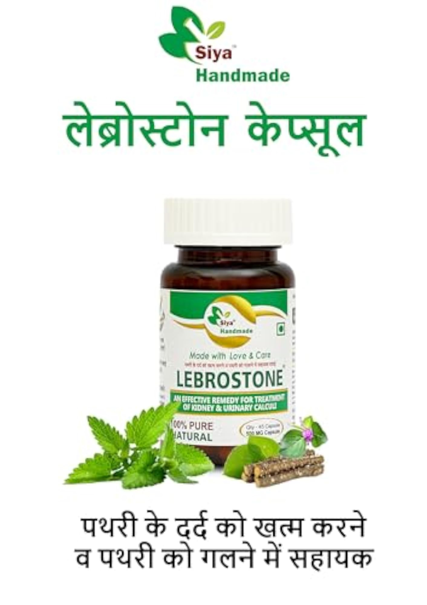 Siya Lebrostone 45 Capsules for Kidney Detox