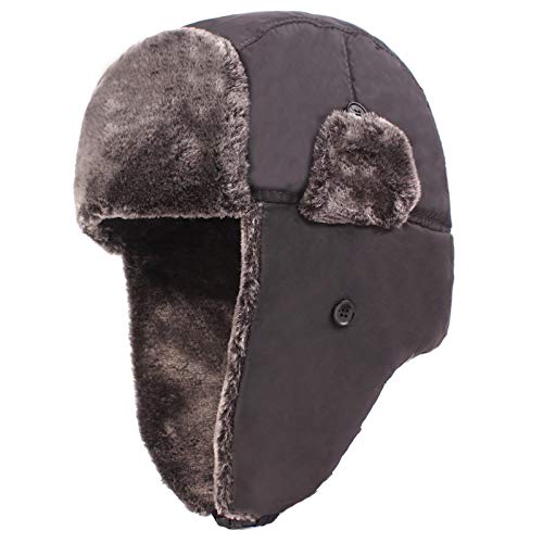 Chapeau aviateur homme outdoor chasse et skating bonnet de protection grand froid