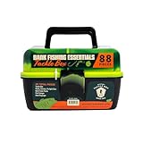 Catch Co Mystery Tackle Box Bank Fishing Essentials - 88 Pieces - Small Tackle Box - Green