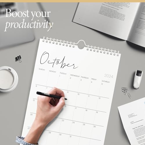 Calendar 2024-2025 - Vertical 11x17 2024 Wall Calendar Runs Until December 2025 - Easy Planning with the Aesthetic Wall Calendar 2024-2025 Monthly - Karto - Cursive