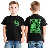 Custom I was 6 Now Im 7 Shirt, Personalized Six Seven Meme 7th Birthday Tshirt Boy, 67 Meme 7 Year Old Boy Birthday Gift, Boys 7th Bday Short Sleeve Cotton T-Shirt, Boys Girls 2-14 Number Print Tee