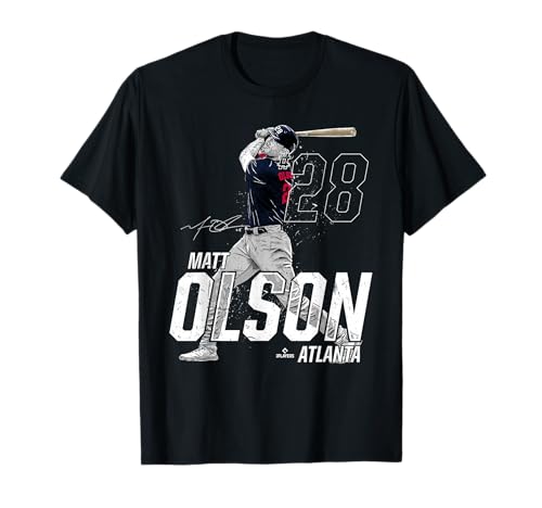 Dynamic Pose Matt Olson Atlanta Baseball MLBPA T-Shirt