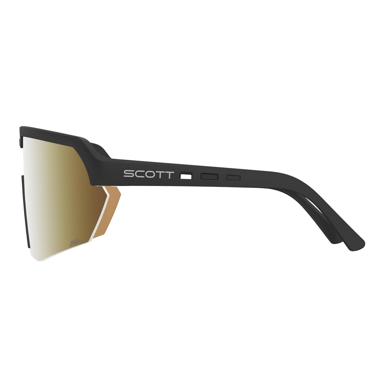 Scott Sport Shield LS Wechselscheiben Fahrradbrille schwarz/Gold Chrome