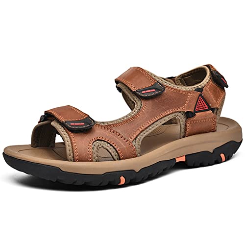 Men's Sandals, Mens Breathable Walking Sandals, Summer Beach Fisherman Water Shoes Trekking Comfort Sandal