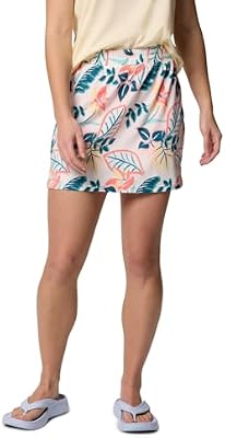 Columbia Women's Chill River Printed Skort, Alpenglow Pasteled, Small