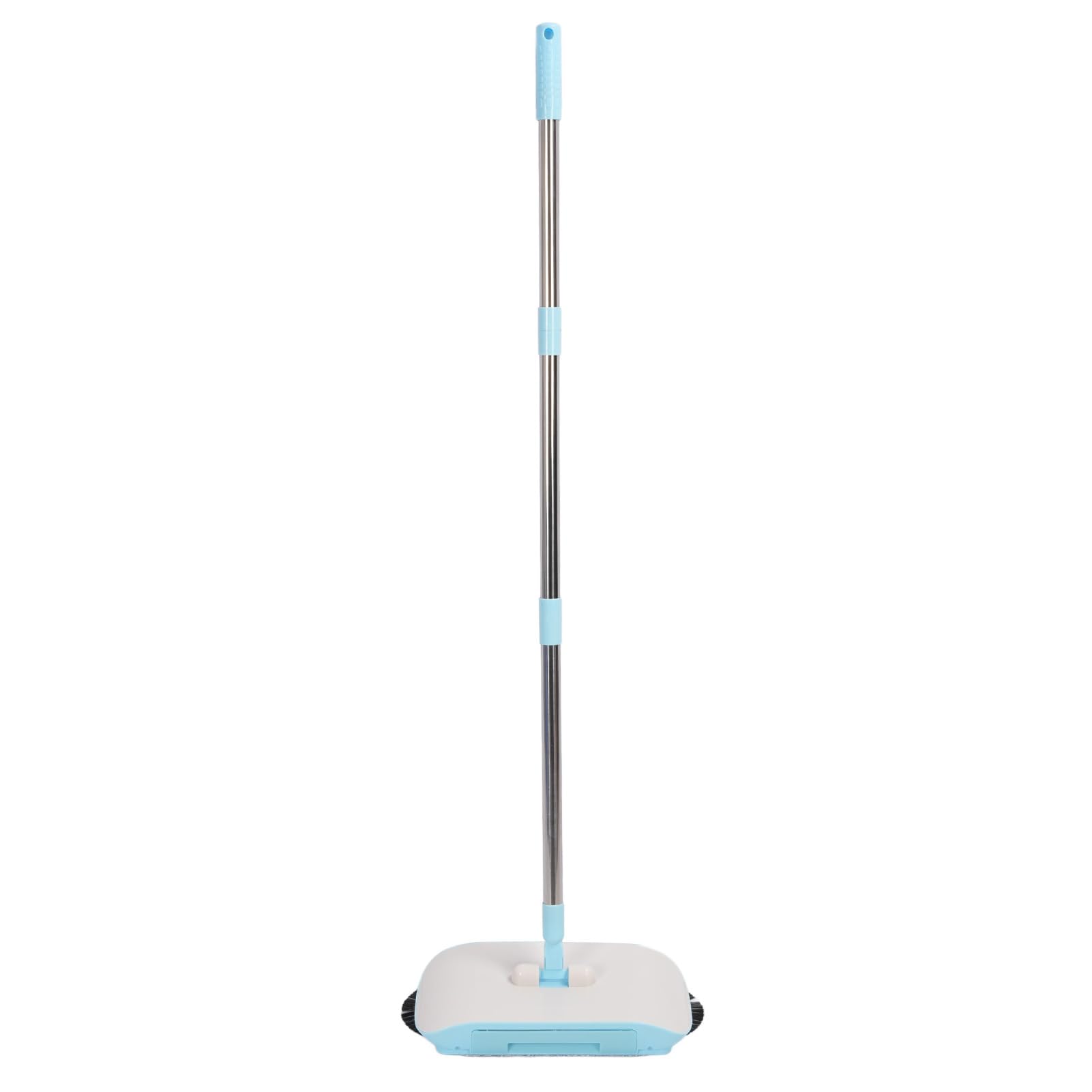 ZJchao Household Hand Push Sweeper Multi Purpose Mop Broom Dustpan Floor Cleaning Tool Manual Cleaner Home Refreshing Environment (Blue)
