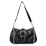 Umhängetasche Damen Klein Handtasche, Leder Hobo Tasche Shoulder Bag Vintage Y2k Schultertasche mit Reißverschluss für Frauen Clutch Geldbörse Coole Sachen für Teenager Mädchen