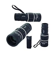 PARENCE - 16 x 52 Monokularfernglas mit Nachtfunktion - Tragetasche und Reinigungswerkzeug - Panzerlinse - Ideal für Camping, Angeln, Beobachtung, Konzert, Schießstand