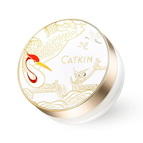 CATKIN Polvo Fijador de Maquillaje, Polvo de acabado suelto profesional Polvos Matificantes para cobertura de maquillaje, regula el brillo, control de aceite facial Polvo fijador a granel Cover
