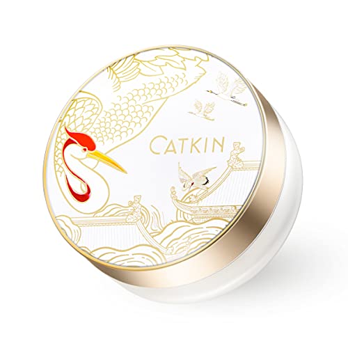 CATKIN Dreamworld Loose Setting Powder, Lightweight Oil Absorbing Face Powder for Minimizes Pores and Fine Lines, Creates Soft Focus Effect, Natural, 7.5g (C01)