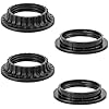 4PCS E26 Light Socket Shade Rings Collar Rings, 2 Assorted Size Lamp ...
