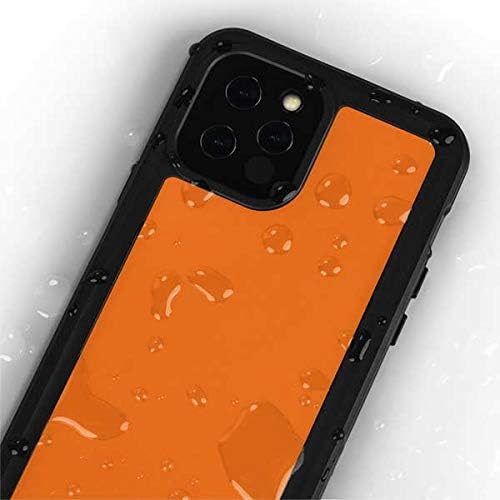 Skinit Waterproof Phone Case Compatible with iPhone 12 Pro Max - Orange Design