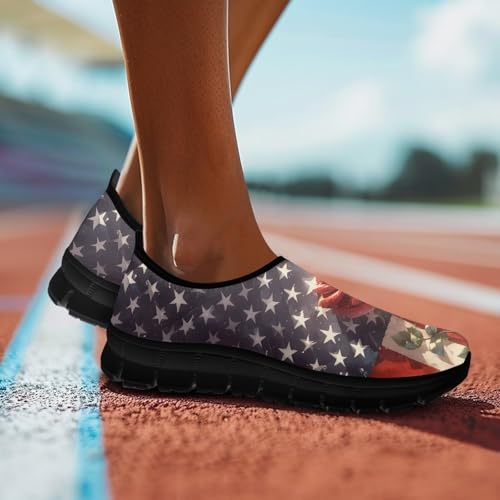 Image of Women's Loafers Slip On Slip Shoe Casual Walking Shoes Non Slip Work Shoes Mesh Athletic Sneakers