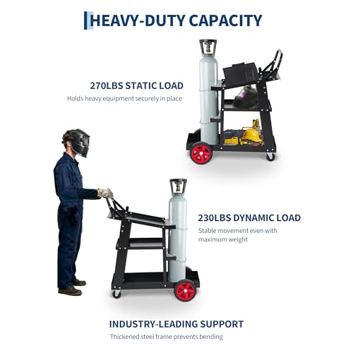 3-Tier Heavy Duty Welder Cart