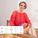LANA GROSSA Promessa | miękko wypełniona przędza tubularna z bawełny organicznej i poliamidu | przędza do robienia na drutach z 70% bawełny organicznej i 30% poliamidu | 50 g włóczki do robienia na