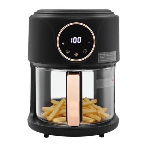 Tiozuiu 4.5Qt Glass Air Fryer