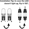 Kit de 8 luces LED interiores de mapa, cúpula, lectura, cajuela y placa, para Kia Sonet 2020-2024 6