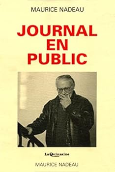 Paperback Journal en public [French] Book