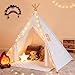 Kids Teepee Tent for Kids, Kid Play Tents for Girls & Boys, Gifts Playhouse for Indoor Outdoor Games, Toddler Toys House for Baby (Tee Pee for Child)