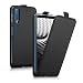Produktbild kwmobile Schutzhülle kompatibel mit Samsung Galaxy A7 (2018) - Hülle Handy - Flip Case Handyhülle Schwarz