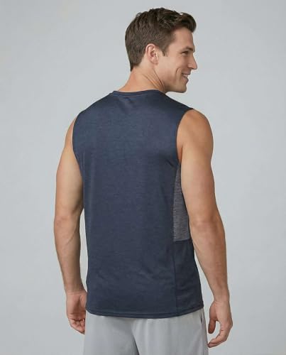 Image of Real Essentials: Men's Dry Fit Tank Tops Sleeveless Workout Shirts Moisture-Wicking Muscle Tank Gym Running (Big & Tall)