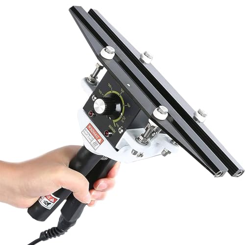 Sellador térmico de mano para papel de aluminio y bolsas de plástico, ideal para almacenamiento y embalaje de alimentos, garantiza frescura y evita derrames