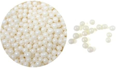 Confectionery House4MM White Edible Pearls by Confectionery House