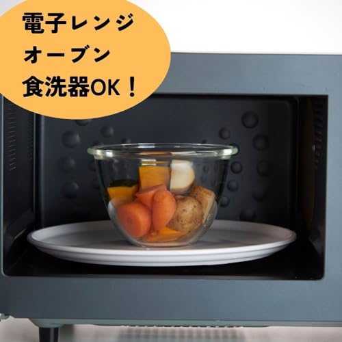 Image of HARIO MXPN-3704 Heat Resistant Glass Bowl, 30.4 fl oz (900 ml), 59.1 fl oz (1,500 ml), 78.6 fl oz (2,2